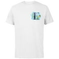 thumbnail image 1 of Disney Alphabet Monogram Letter F for Flounder - Short Sleeve Cotton T-Shirt for Adults - Customized-White, 1 of 5