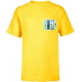 thumbnail image 1 of Disney Alphabet Monogram Letter F for Flounder - Short Sleeve T-Shirt for Kids - Customized-Yellow, 1 of 5