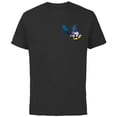 thumbnail image 1 of Disney Alphabet Monogram Letter M for Mickey & Minnie Mouse - Short Sleeve Cotton T-Shirt for Adults - Customized-Black, 1 of 5