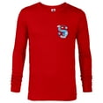 thumbnail image 1 of Disney Alphabet Monogram Lilo & Stitch Letter S for Stitch - Long Sleeve T-Shirt for Men - Customized-New Red, 1 of 5