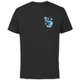 thumbnail image 1 of Disney Alphabet Monogram Lilo & Stitch Letter S for Stitch - Short Sleeve Cotton T-Shirt for Adults - Customized-Black, 1 of 5