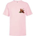 thumbnail image 1 of Disney Alphabet Monogram Llama Letter K for Kuzco - Short Sleeve T-Shirt for Kids - Customized-Soft Pink, 1 of 5