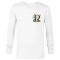 thumbnail image 1 of Disney Alphabet Monogram The Lion King Letter R for Rafiki - Long Sleeve T-Shirt for Men - Customized-White, 1 of 5