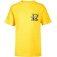 thumbnail image 1 of Disney Alphabet Monogram The Lion King Letter R for Rafiki - Short Sleeve T-Shirt for Kids - Customized-Yellow, 1 of 5