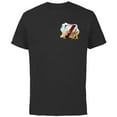 thumbnail image 1 of Disney Alphabet Monogram The Lion King Letter Z for Zazu - Short Sleeve Cotton T-Shirt for Adults - Customized-Black, 1 of 5