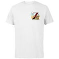 thumbnail image 1 of Disney Alphabet Monogram The Lion King Letter Z for Zazu - Short Sleeve Cotton T-Shirt for Adults - Customized-White, 1 of 5