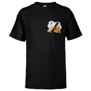 Disney Alphabet Monogram The Lion King Letter Z for Zazu - Short Sleeve T-Shirt for Kids - Customized-Black