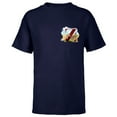 thumbnail image 1 of Disney Alphabet Monogram The Lion King Letter Z for Zazu - Short Sleeve T-Shirt for Kids - Customized-Navy, 1 of 5