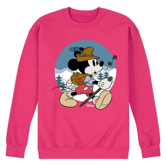 Disney - Alpine Mickey - Men's Crew Fleece Sweatshirt Sweatshirt