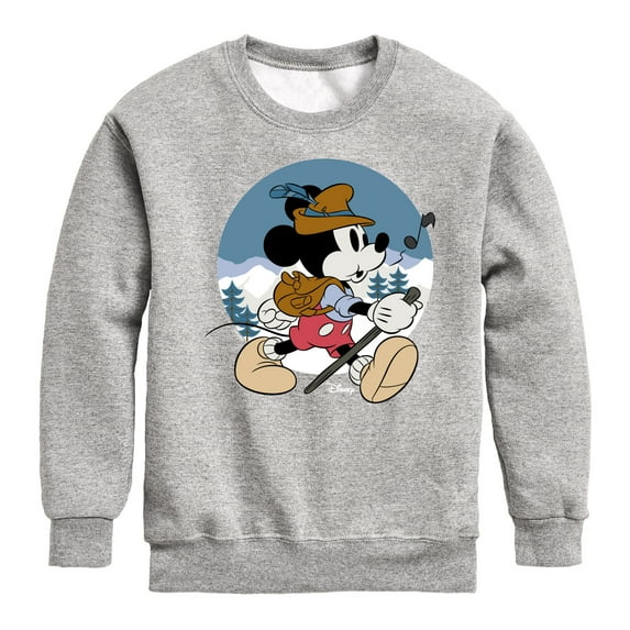 Disney - Alpine Mickey - Toddler & Youth Crewneck Fleece Sweatshirt