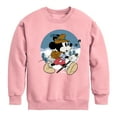 thumbnail image 1 of Disney - Alpine Mickey - Toddler & Youth Crewneck Fleece Sweatshirt, 1 of 4