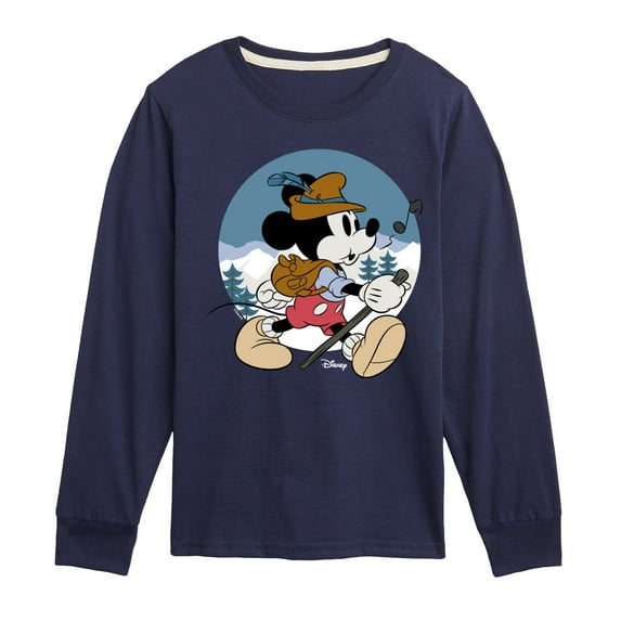 Disney - Alpine Mickey - Toddler & Youth Long Sleeve Graphic T-Shirt