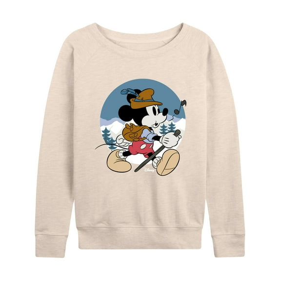 Disney - Alpine Mickey - Women's Lightweight French Terry Long Sleeve Shirt