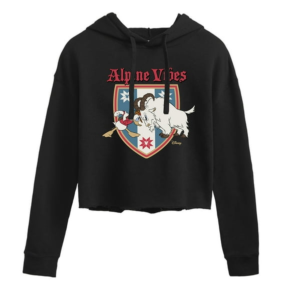 Disney - Alpine Vibes - Juniors Cropped Pullover Hoodie