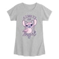 thumbnail image 1 of Disney - Always An Angel - Youth Girls Short Sleeve T-Shirt, 1 of 3
