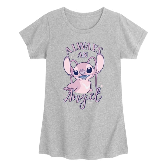 Disney - Always An Angel - Youth Girls Short Sleeve T-Shirt