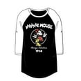 thumbnail image 1 of Disney Minnie Mouse 3/4 Sleeve Raglan Tee (Women's or Women's Plus), XS-XXL, 1 of 1
