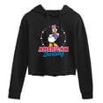 thumbnail image 1 of Disney - American Darling Daisy - Juniors Cropped Pullover Hoodie, 1 of 5