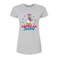 thumbnail image 1 of Disney - American Darling Daisy - Juniors Fitted Graphic T-Shirt, 1 of 5