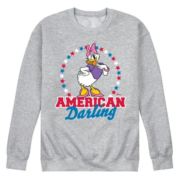 Disney - American Darling Daisy - Men's Crew Neck Fleece Pullover
