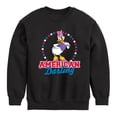 thumbnail image 1 of Disney - American Darling Daisy - Toddler & Youth Crewneck Fleece Sweatshirt, 1 of 5