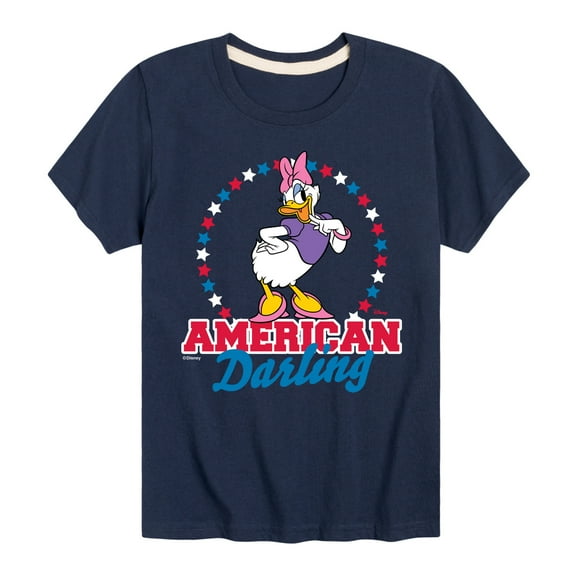 Disney - American Darling Daisy - Toddler & Youth Short Sleeve Graphic T-Shirt