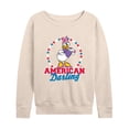 thumbnail image 1 of Disney - American Darling Daisy - Women's Lightweight French Terry Long Sleeve Shirt, 1 of 5