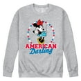 thumbnail image 1 of Disney - American Darling Minnie - Men's Crew Neck Fleece Pullover, 1 of 5