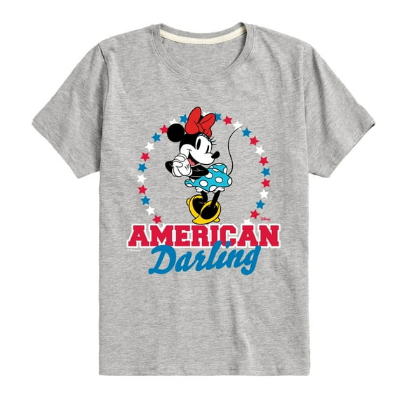 Disney - American Darling Minnie - Toddler Boys Short Sleeve Graphic T-Shirt