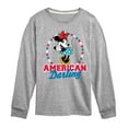 thumbnail image 1 of Disney - American Darling Minnie - Toddler & Youth Long Sleeve Graphic T-Shirt, 1 of 5