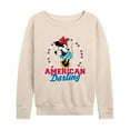 thumbnail image 1 of Disney - American Darling Minnie - Women's Lightweight French Terry Long Sleeve Shirt, 1 of 5