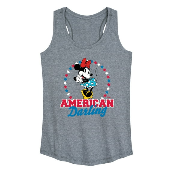 Disney - American Darling Minnie - Women's Racerback Tank Top