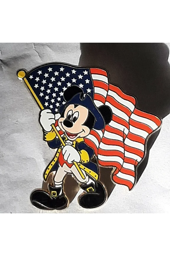 American Flag Mickey Mouse Pin