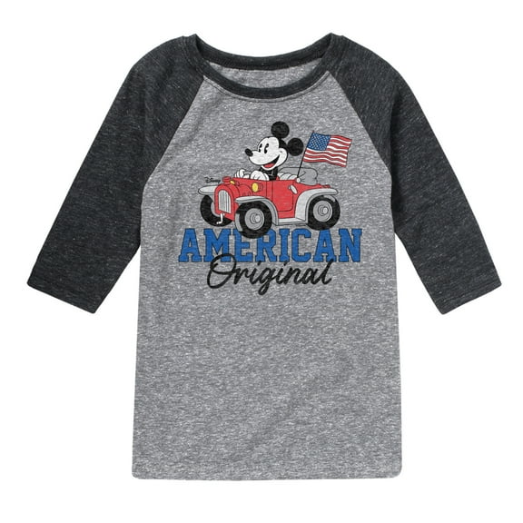 Disney - American Original - Toddler & Youth Raglan Graphic T-Shirt