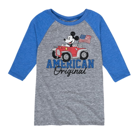 Disney - American Original - Toddler & Youth Raglan Graphic T-Shirt
