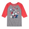 thumbnail image 1 of Disney - Americana - Americana Goofy - Toddler And Youth Raglan Graphic T-Shirt, 1 of 6