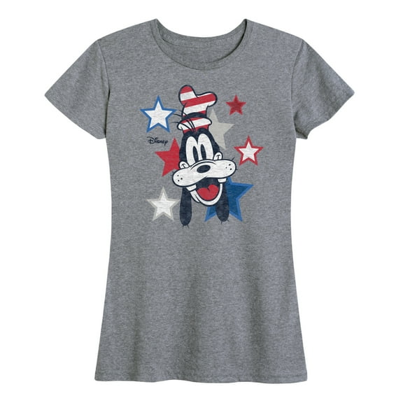 Disney - Americana - Americana Goofy  - Women's Short Sleeve Graphic T-Shirt