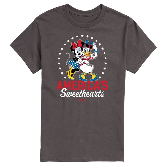 Disney - Americana - Americas Sweethearts - Adult Short Sleeve Graphic T-Shirt