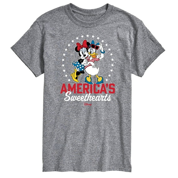 Disney - Americana - Americas Sweethearts - Adult Short Sleeve Graphic T-Shirt