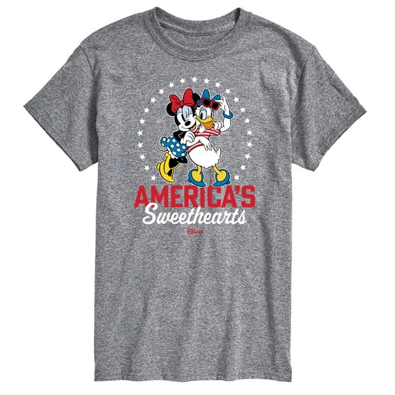 Disney - Americana - Americas Sweethearts - Adult Short Sleeve Graphic T-Shirt