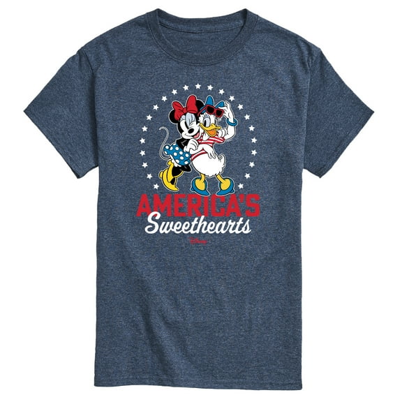 Disney - Americana - Americas Sweethearts - Adult Short Sleeve Graphic T-Shirt