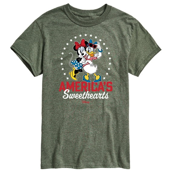 Disney - Americana - Americas Sweethearts - Adult Short Sleeve Graphic T-Shirt