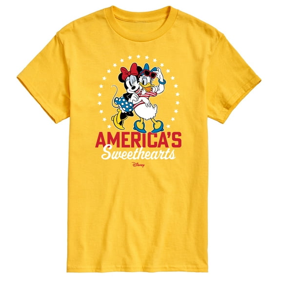 Disney - Americana - Americas Sweethearts - Adult Short Sleeve Graphic T-Shirt