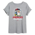 thumbnail image 1 of Disney - Americana - Americas Sweethearts - Women's Oversized T-Shirt, 1 of 5