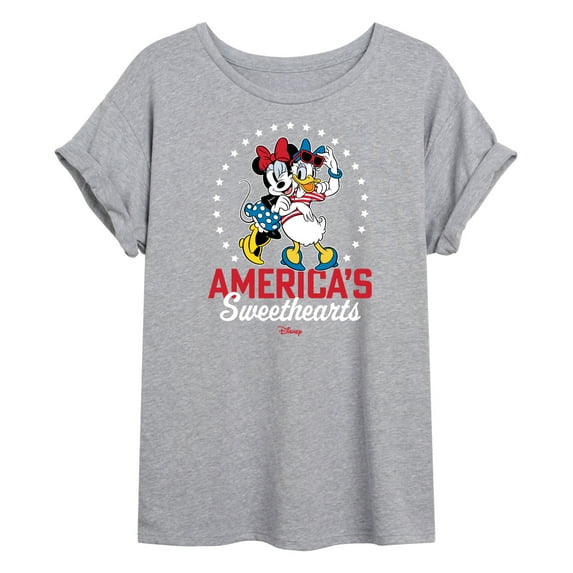 Disney - Americana - Americas Sweethearts - Women's Oversized T-Shirt