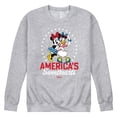 thumbnail image 1 of Disney - Americana - Americas Sweethearts - Men's Crew Neck Fleece Pullover, 1 of 5