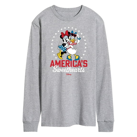 Disney - Americana - Americas Sweethearts - Men's Long Sleeve T-Shirt