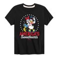 thumbnail image 1 of Disney - Americana - Americas Sweethearts - Toddler And Youth Short Sleeve Graphic T-Shirt, 1 of 5