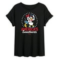 thumbnail image 1 of Disney - Americana - Americas Sweethearts - Women's Oversized T-Shirt, 1 of 5