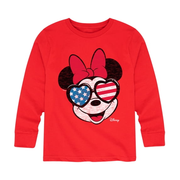 Disney - Americana Boys' Long Sleeve Graphic T-Shirt